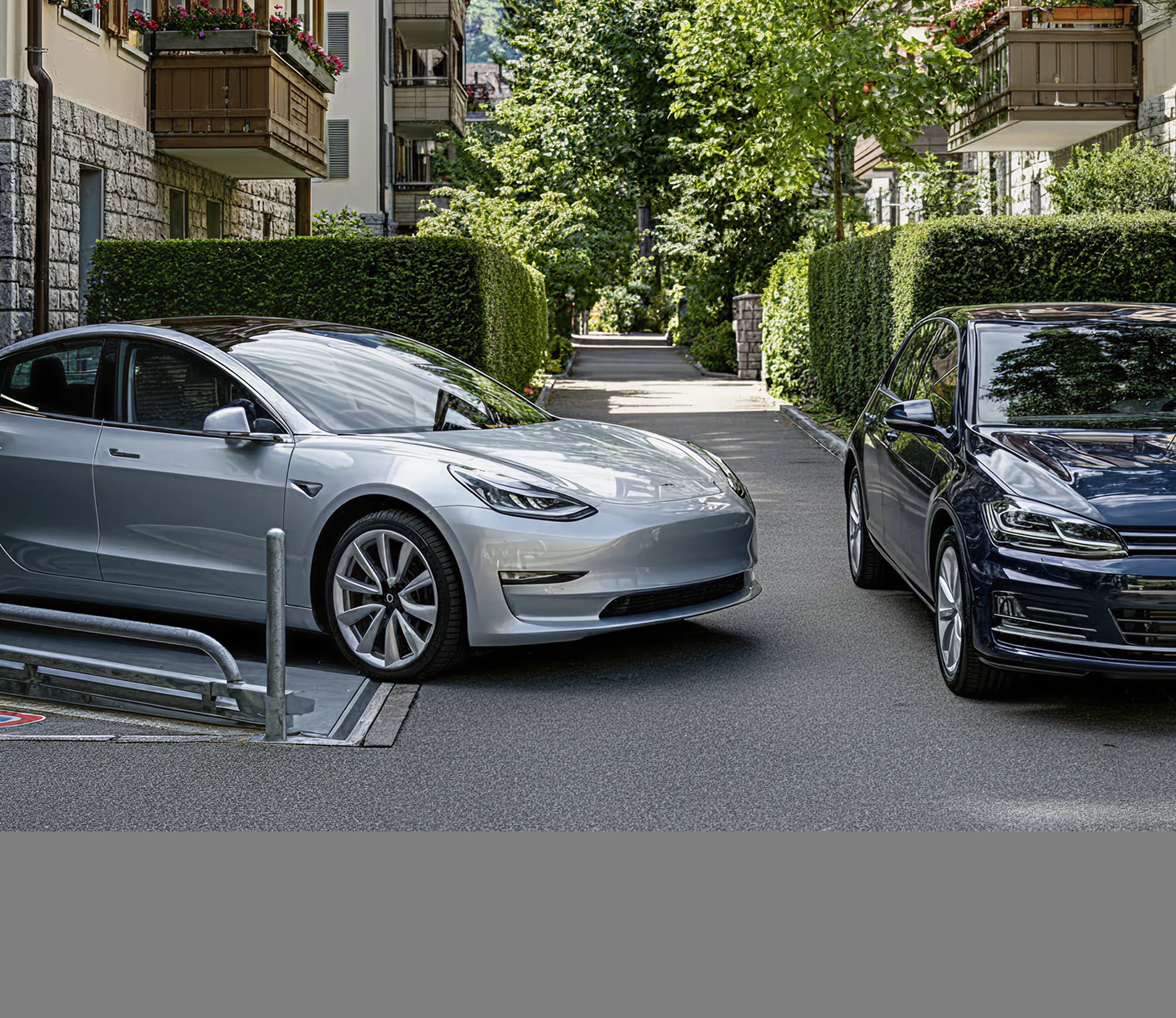 Véhicule bloquant l’entrée d’un garage privé