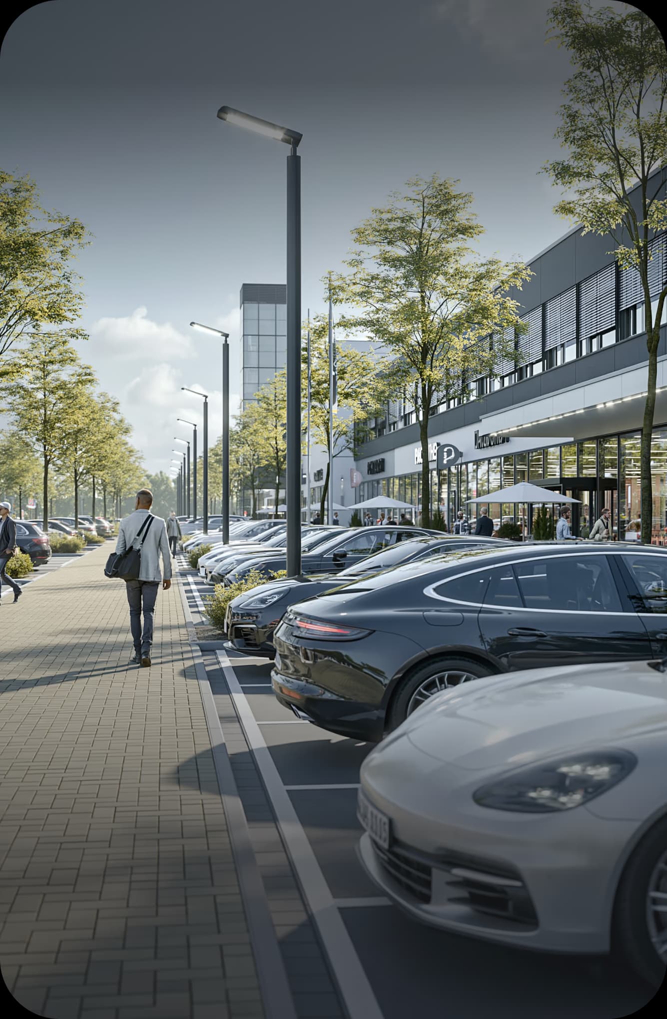 Places de parc d’une filiale d’une entreprise à sites multiples